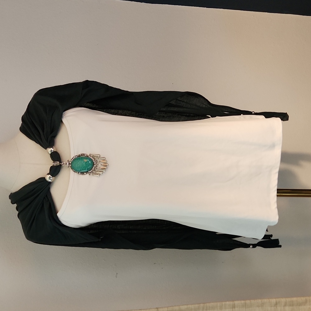 Jeweled scarf wrap
